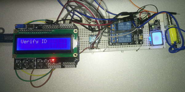 IoT and Biometric based secuirty system