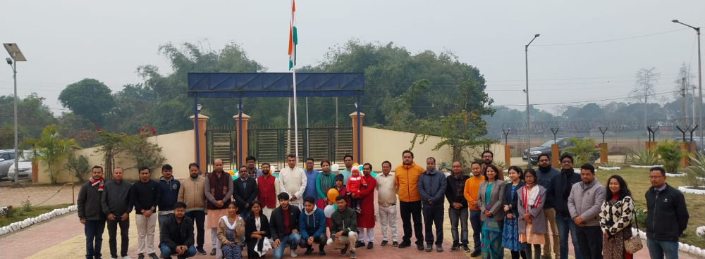 Republic Day celebration at AEI Sivasagar campus