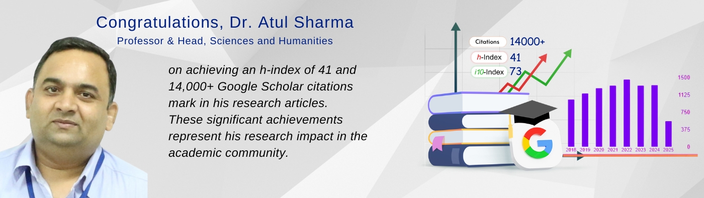 Kudos to Professor Atul Sharma for his remarkable achievement!