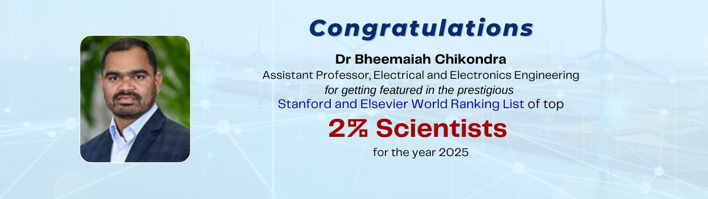 KUDOS to Dr Bheemaiah Chikondra!