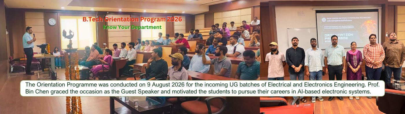 B.Tech Orientation Program 2026 - Know Your Department || August 09, 2026
