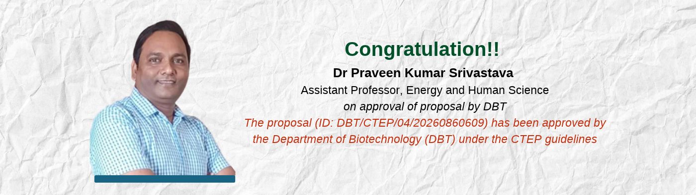 KUDOS to Dr Praveen Kumar Srivastava 