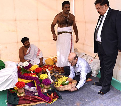 Bhoomi Pooja at Kambalipura Land