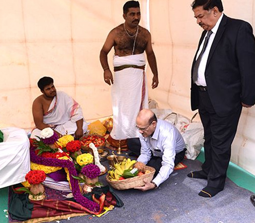 Bhoomi Pooja at Kambalipura Land