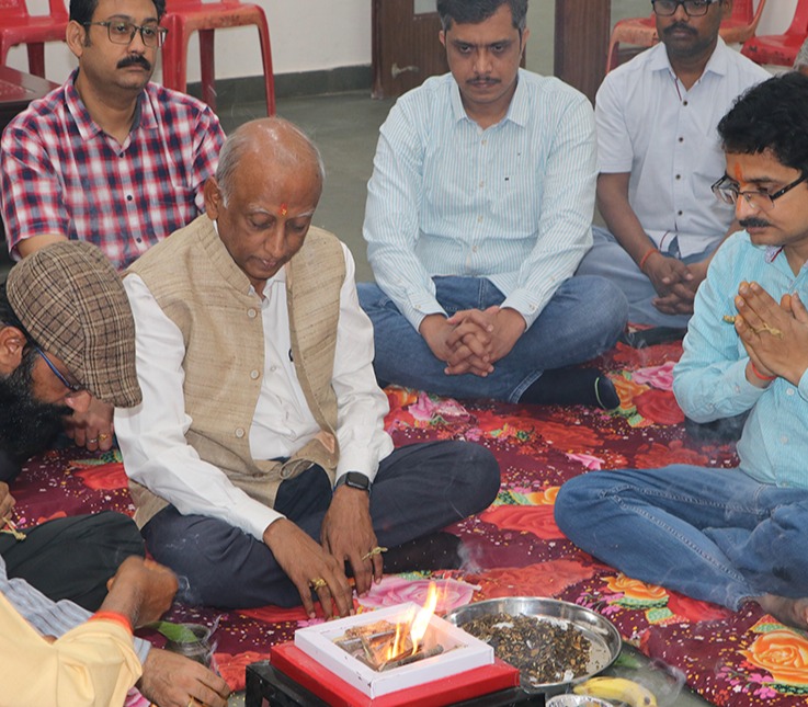 Inauguration Puja of Workshop cum Incubation Center Building