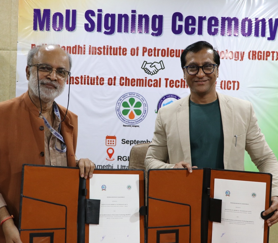 MoU Signing Ceremony between RGIPT and ICT