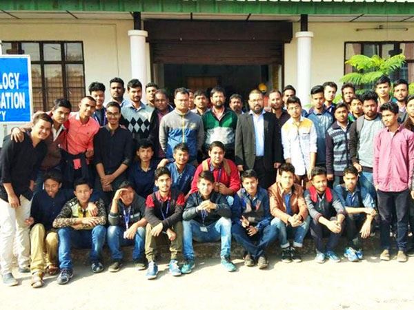 Students during Workshop at Dibrugarh University