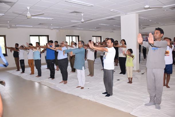 RGIPT Celebrated 4th International Yoga Day 21st June 2018
