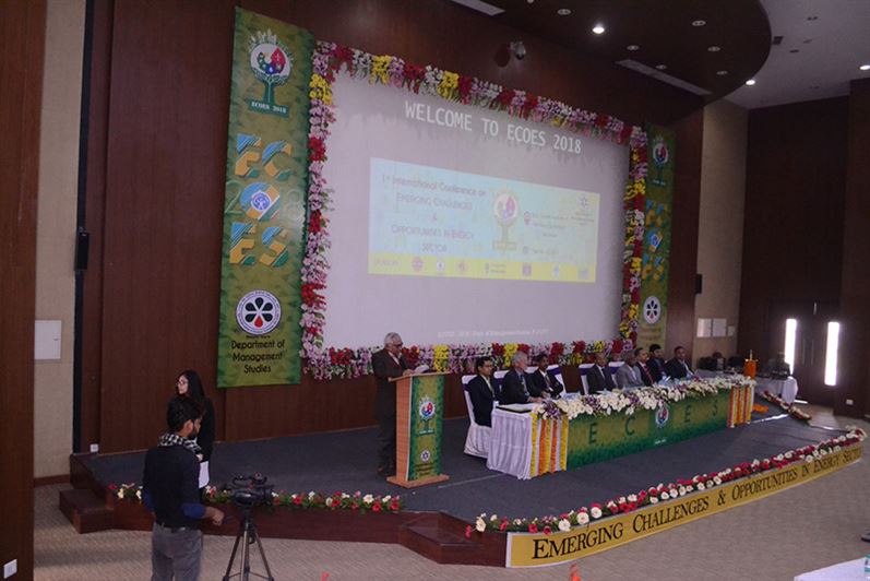 ECOES 2018 - International Conference on Emerging Challenges and Opportunities in Energy Sector