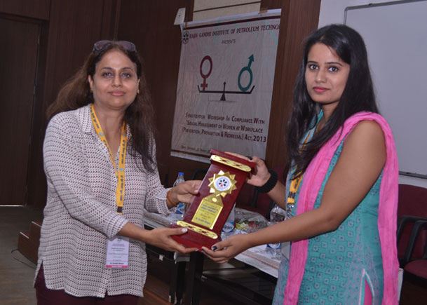 Sensitization Workshop in compliance of &quot;Sexual Harassment of Women at Workplace (Prevention, Prohibition and Redressal) Act, 2013