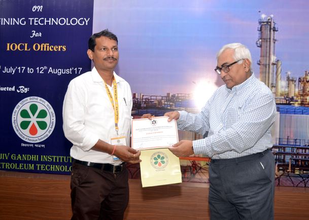 A two week training program on Refining Technology for IOCL Officers