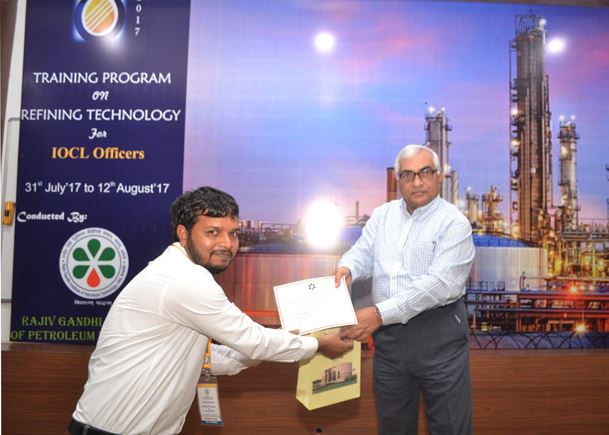A two week training program on Refining Technology for IOCL Officers