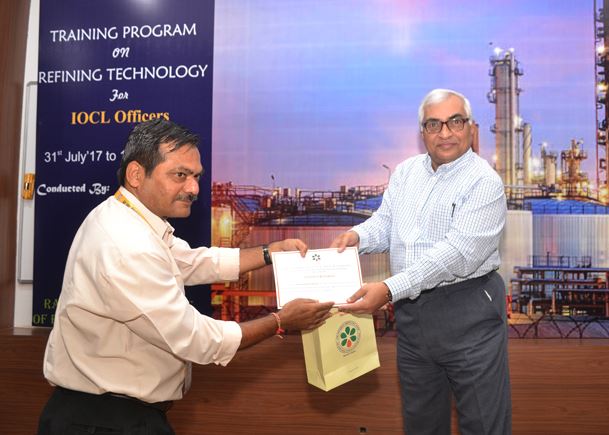 A two week training program on Refining Technology for IOCL Officers