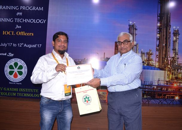 A two week training program on Refining Technology for IOCL Officers