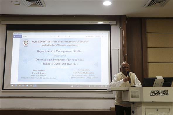 Orientation Programme for MBA 2022-2024 Batch