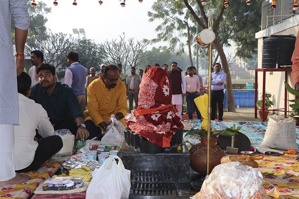 Inauguration of Narmadeshwar Mandir