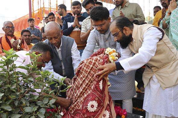 Inauguration of Narmadeshwar Mandir