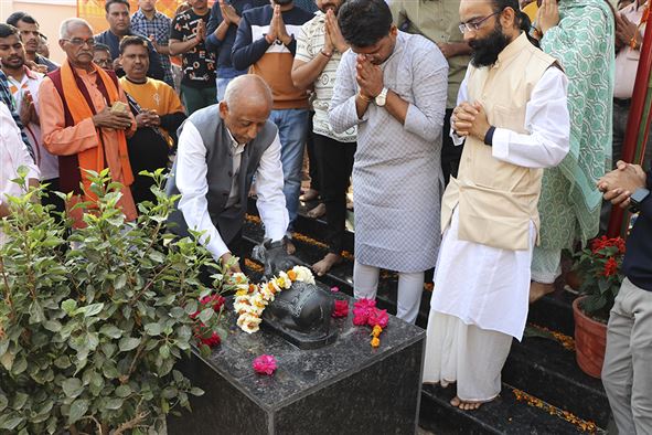 Inauguration of Narmadeshwar Mandir