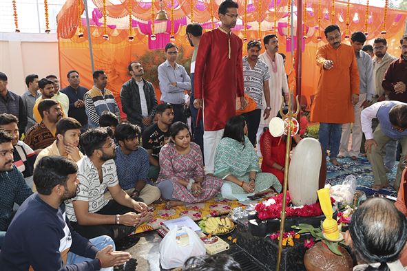Inauguration of Narmadeshwar Mandir