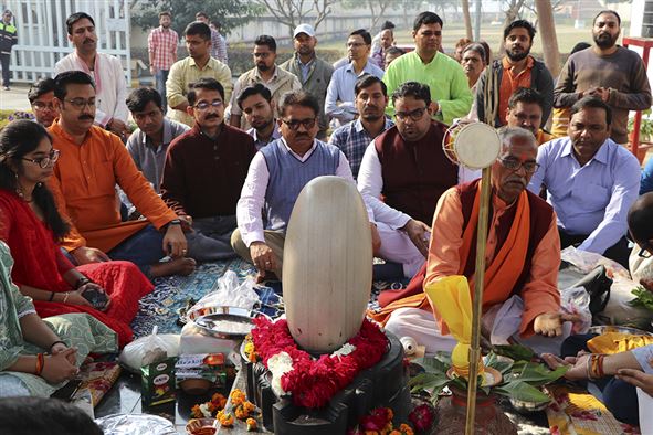 Inauguration of Narmadeshwar Mandir