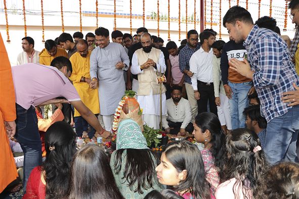 Inauguration of Narmadeshwar Mandir