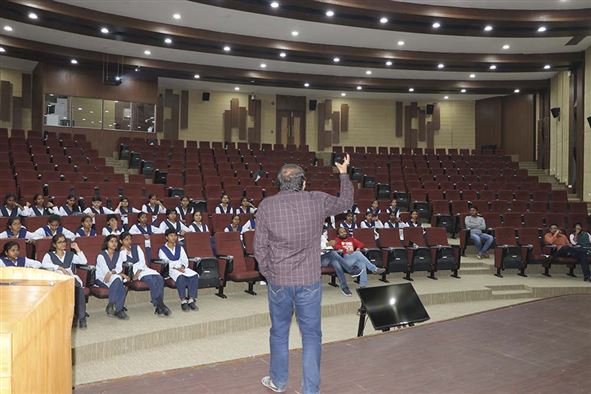 Visit of JNV students under DST Vigyan Jyoti Programme