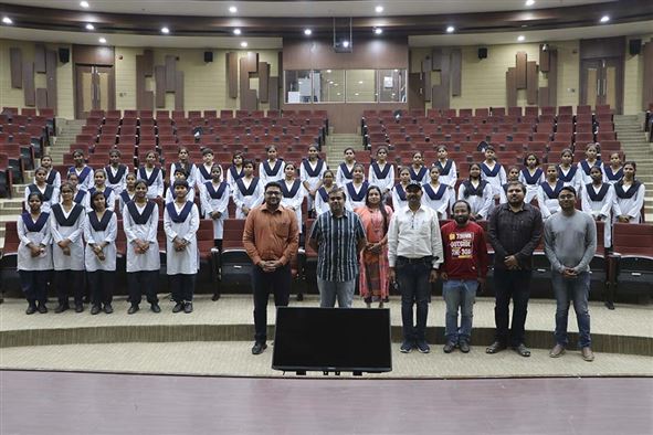 Visit of JNV students under DST Vigyan Jyoti Programme