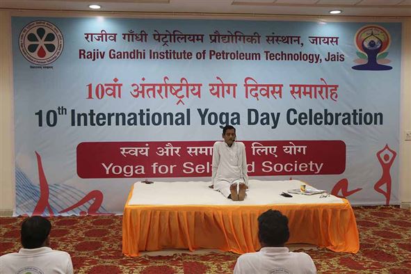 Celebration of 10th International Day of Yoga