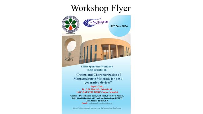 Workshop on Design and Characterization of Magnetoelectric Materials for Next-Generation Devices