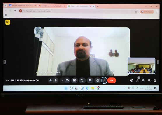 Invited Talk by Dr Ashok Sharma