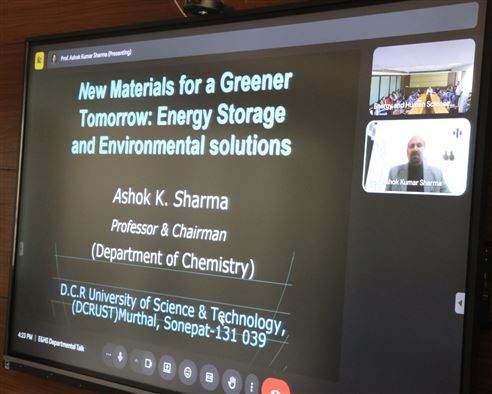 Invited Talk by Dr Ashok Sharma